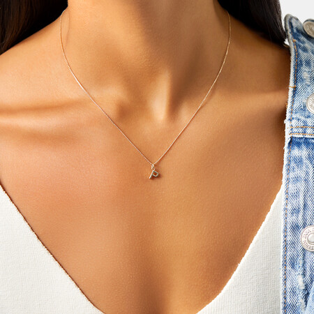 P Initial Pendant in 10kt Yellow Gold P Initial Pendant in 10kt Yellow Gold