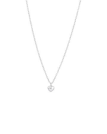 45cm (18") Small Heart Pendant in Sterling Silver 45cm (18") Small Heart Pendant in Sterling Silver