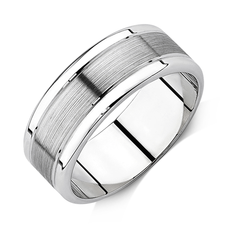 Wedding Band in 10kt White Gold Wedding Band in 10kt White Gold