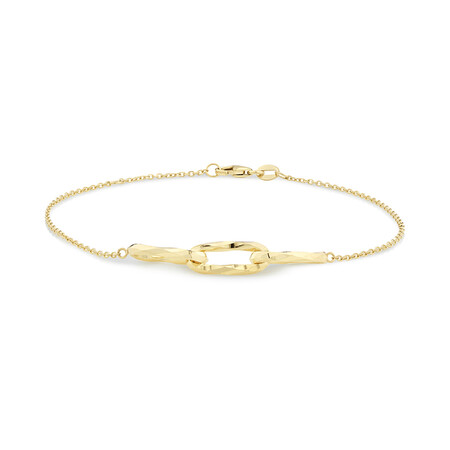 Link Bracelet in 10ct Yellow Gold Link Bracelet in 10ct Yellow Gold