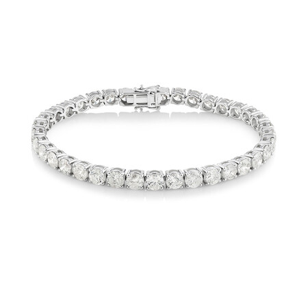 Tennis Bracelet with 15.15 Carat TW of Diamonds In 14kt White Gold Tennis Bracelet with 15.15 Carat TW of Diamonds In 14kt White Gold