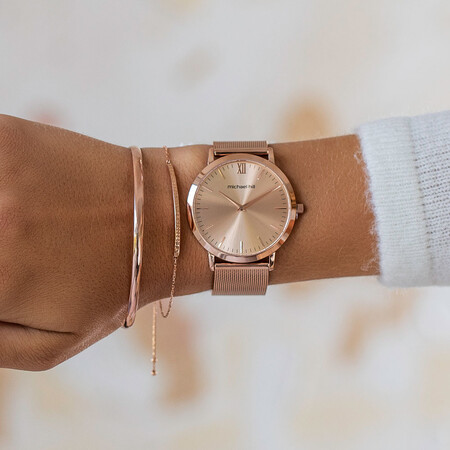 Ladies Mesh Bracelet Watch in Stainless Steel Ladies Mesh Bracelet Watch in Stainless Steel