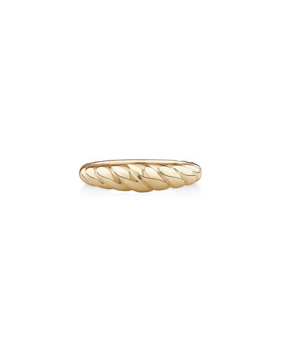 Narrow Croissant Ring in 10kt Yellow Gold Narrow Croissant Ring in 10kt Yellow Gold