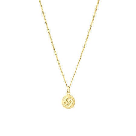 Cancer Zodiac Pendant in 10ct Yellow Gold Cancer Zodiac Pendant in 10ct Yellow Gold