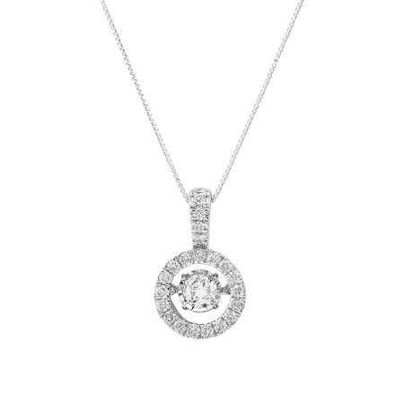 Everlight Pendant with 1 Carat TW of Diamonds in 14kt White Gold