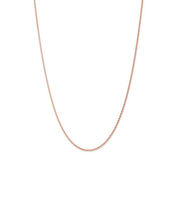 60cm (24") Hollow Belcher Chain in 10ct Rose Gold 60cm (24") Hollow Belcher Chain in 10ct Rose Gold