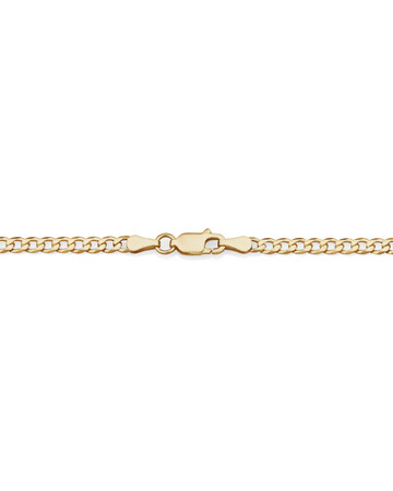 60cm (24") 3mm-3.5mm Width Curb Chain in 10kt Yellow Gold 60cm (24") 3mm-3.5mm Width Curb Chain in 10kt Yellow Gold