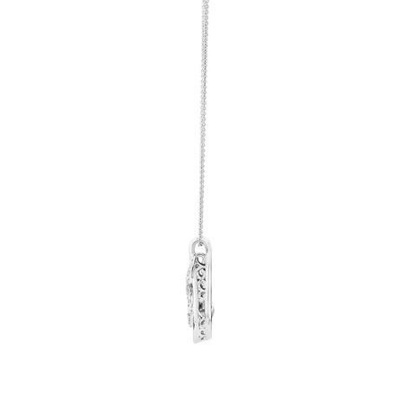 Everlight Pendant with 0.10 Carat TW of Diamonds in Sterling Silver Everlight Pendant with 0.10 Carat TW of Diamonds in Sterling Silver