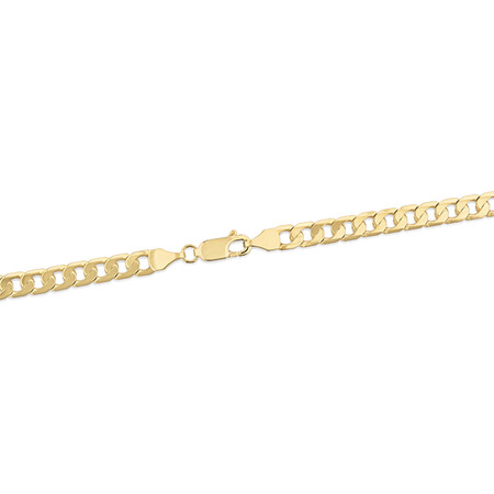 55cm (22") Curb Chain in 10kt Yellow Gold 55cm (22") Curb Chain in 10kt Yellow Gold