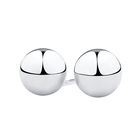 6mm Ball Stud Earrings in Sterling Silver 6mm Ball Stud Earrings in Sterling Silver