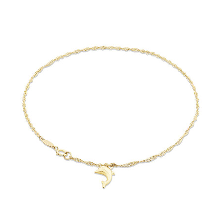 23cm (9.5") Anklet in 10kt Yellow Gold 23cm (9.5") Anklet in 10kt Yellow Gold
