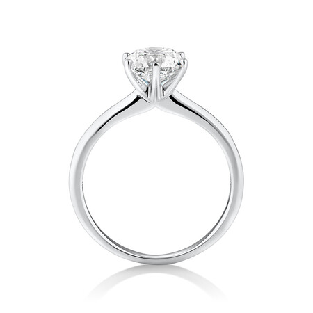 Michael Hill Solitaire Engagement Ring with a 1.50 Carat TW Diamond with the De Beers Code of Origin in Platinum Michael Hill Solitaire Engagement Ring with a 1.50 Carat TW Diamond with the De Beers Code of Origin in Platinum