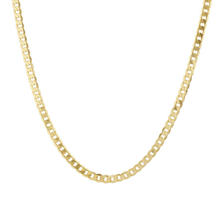 55cm (22") Curb Chain in 10kt Yellow Gold 55cm (22") Curb Chain in 10kt Yellow Gold