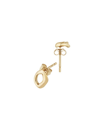 Mini Spirits Bay Stud Earrings In 10kt Yellow Gold Mini Spirits Bay Stud Earrings In 10kt Yellow Gold