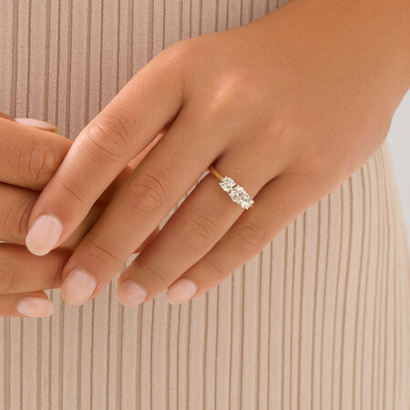 Engagement Ring with 1.60 Carat TW of Diamonds in 14kt White Gold Engagement Ring with 1.60 Carat TW of Diamonds in 14kt White Gold