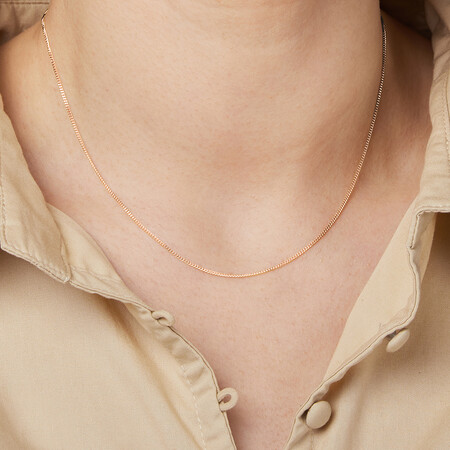 40cm (16") Curb Chain in 10ct Yellow Gold 40cm (16") Curb Chain in 10ct Yellow Gold