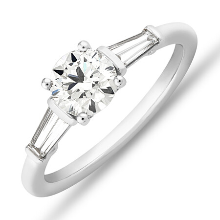 Sir Michael Hill Designer Engagement Ring with 1.13 Carat TW Diamonds in 18kt White Gold Sir Michael Hill Designer Engagement Ring with 1.13 Carat TW Diamonds in 18kt White Gold