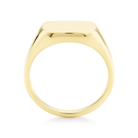 Men's Signet Ring in 10ct Yellow Gold Men's Signet Ring in 10ct Yellow Gold
