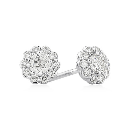 Southern Star Stud Earrings with 1/2 Carat TW of Diamonds in 14kt White Gold Southern Star Stud Earrings with 1/2 Carat TW of Diamonds in 14kt White Gold