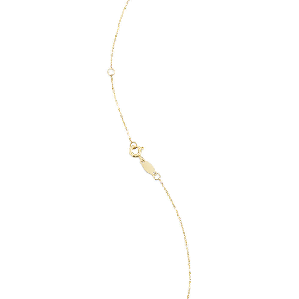 Cross Pendant in 10ct Yellow Gold With 