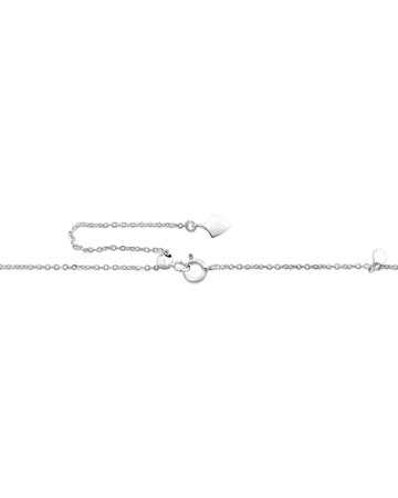 Disk Necklace in Sterling Silver 45cm + 5cm Disk Necklace in Sterling Silver 45cm + 5cm