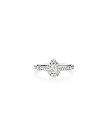 Ring with 0.50 Carat TW of Diamonds in 14kt White Gold Ring with 0.50 Carat TW of Diamonds in 14kt White Gold