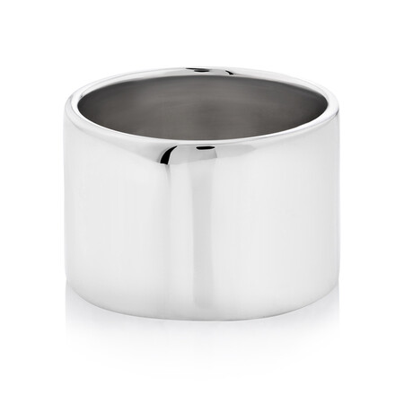 12mm Barrel Ring in Sterling Silver 12mm Barrel Ring in Sterling Silver