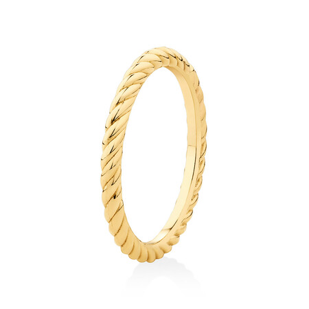 Rope Twist Ring in 10kt Yellow Gold Rope Twist Ring in 10kt Yellow Gold