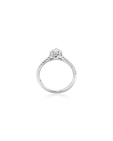 Ring with 0.50 Carat TW of Diamonds in 14kt White Gold Ring with 0.50 Carat TW of Diamonds in 14kt White Gold