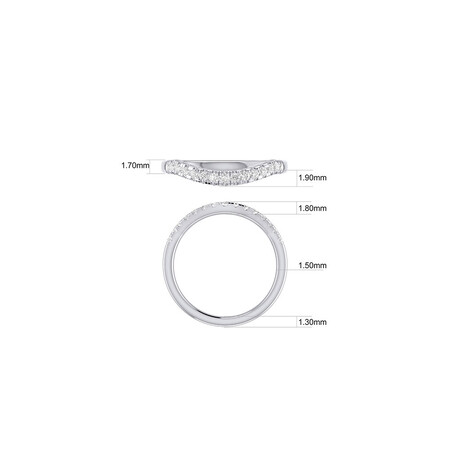 Bridal Set with 1 Carat TW of Diamonds in 14kt White Gold Bridal Set with 1 Carat TW of Diamonds in 14kt White Gold