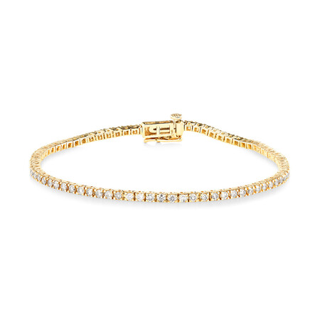 Tennis Bracelet with 2 Carat TW of Diamonds in 10kt Yellow Gold Tennis Bracelet with 2 Carat TW of Diamonds in 10kt Yellow Gold