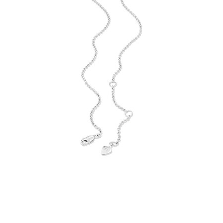 45cm (18") Triple Pendant Necklace in Sterling Silver 45cm (18") Triple Pendant Necklace in Sterling Silver