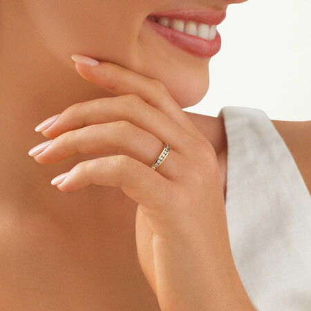 Wedding Band with 1/2 Carat TW of Diamonds in 14ct Yellow Gold Wedding Band with 1/2 Carat TW of Diamonds in 14ct Yellow Gold