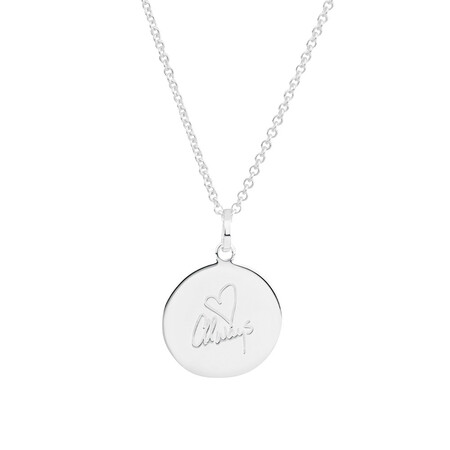 Love Always' Pendant in Sterling Silver Love Always' Pendant in Sterling Silver