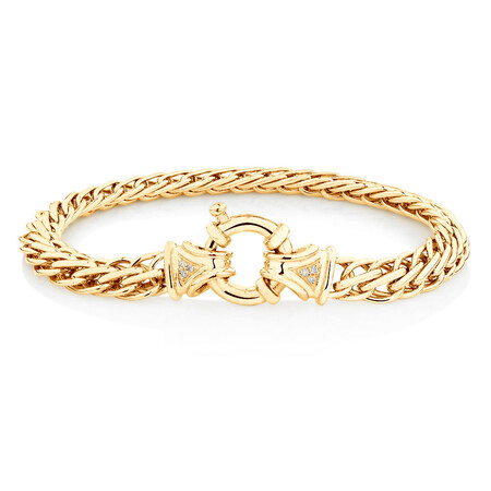 Fishbone Bracelet in 10ct Yellow Gold Fishbone Bracelet in 10ct Yellow Gold