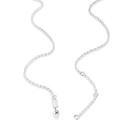 45cm (18") 2mm-2.5mm Width Diamond Cut Belcher Chain in Sterling Silver 45cm (18") 2mm-2.5mm Width Diamond Cut Belcher Chain in Sterling Silver