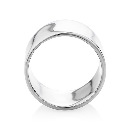 12mm Barrel Ring in Sterling Silver 12mm Barrel Ring in Sterling Silver