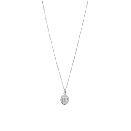 Virgo Zodiac Pendant in Sterling Silver Virgo Zodiac Pendant in Sterling Silver