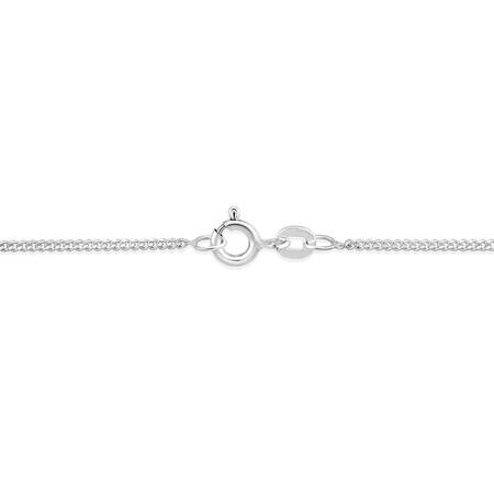 50cm (20") 1mm-1.5mm Width Curb Chain in Sterling Silver 50cm (20") 1mm-1.5mm Width Curb Chain in Sterling Silver