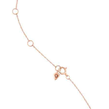 Morganite Bezel Pendant with Diamonds in 10kt Rose Gold Morganite Bezel Pendant with Diamonds in 10kt Rose Gold