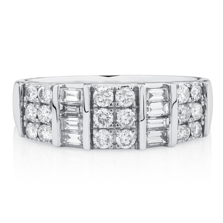 Ring with 3/4 Carat TW of Diamonds in 10kt White Gold Ring with 3/4 Carat TW of Diamonds in 10kt White Gold