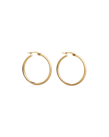 25mm Hoop Earrings In 10kt Yellow Gold 25mm Hoop Earrings In 10kt Yellow Gold