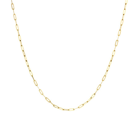 50cm Paperclip Chain in 10ct Yellow Gold 50cm Paperclip Chain in 10ct Yellow Gold