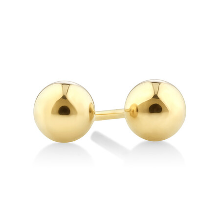 4mm Ball Stud Earrings in 10kt Yellow Gold 4mm Ball Stud Earrings in 10kt Yellow Gold
