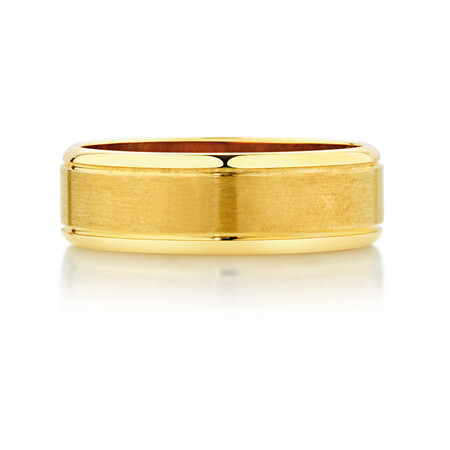 Men's Wedding Band in 10ct Yellow Gold Men's Wedding Band in 10ct Yellow Gold