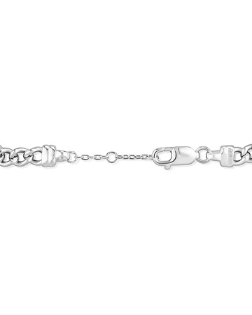 21cm (8.5") 6.5mm-7mm Width Hollow Curb Bracelet in Sterling Silver 21cm (8.5") 6.5mm-7mm Width Hollow Curb Bracelet in Sterling Silver