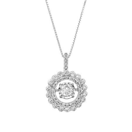 Everlight Pendant with 0.75 Carat TW of Diamonds in 10kt White Gold Everlight Pendant with 0.75 Carat TW of Diamonds in 10kt White Gold
