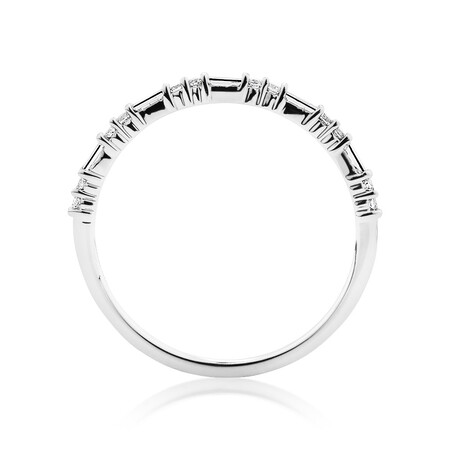 Evermore Wedding Band with 0.20 Carat TW of Diamonds in 10ct White Gold Evermore Wedding Band with 0.20 Carat TW of Diamonds in 10ct White Gold