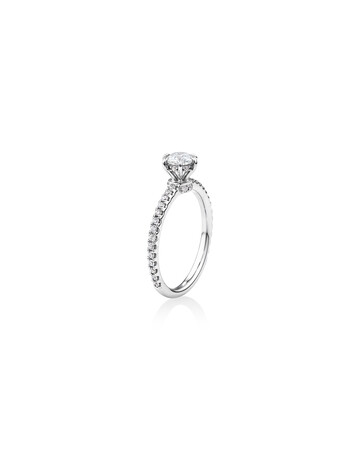 Sir Michael Hill Designer Engagement Ring with 0.70 Carat TW of Diamonds in 18kt White Gold Sir Michael Hill Designer Engagement Ring with 0.70 Carat TW of Diamonds in 18kt White Gold