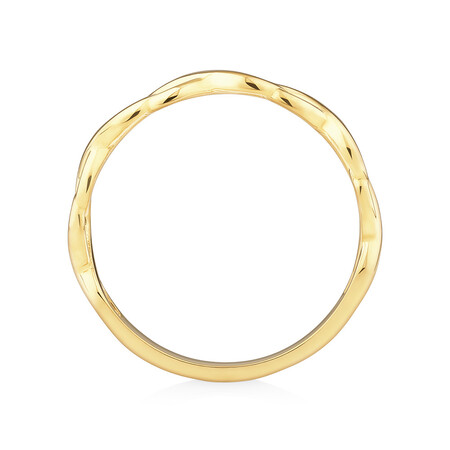 Infinity Ring In 10kt Yellow Gold Infinity Ring In 10kt Yellow Gold